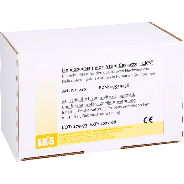 Helicobacter Stuhltest LKS, 5 St TES