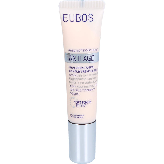 EUBOS Sensitive Hyaluron Augen Kontur CremeSerum, 15 ml Crème