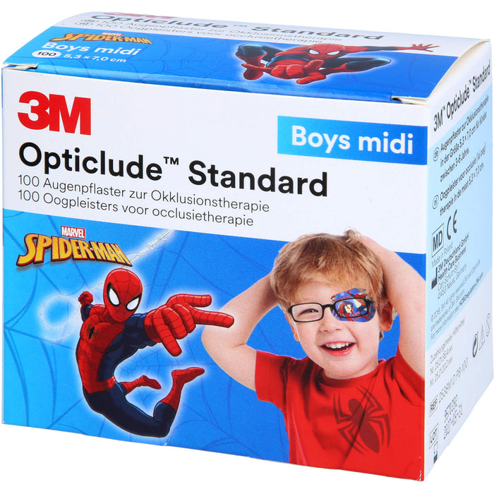 3M Opticlude Standard Boys Midi Disney Augenpflaster, 100 St. Pflaster