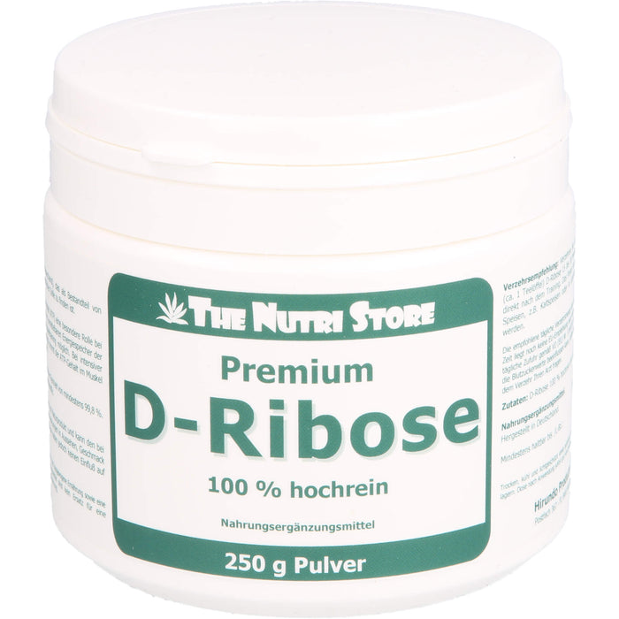 The Nutri Store D-Ribose 100 % rein Pulver, 250 g Powder