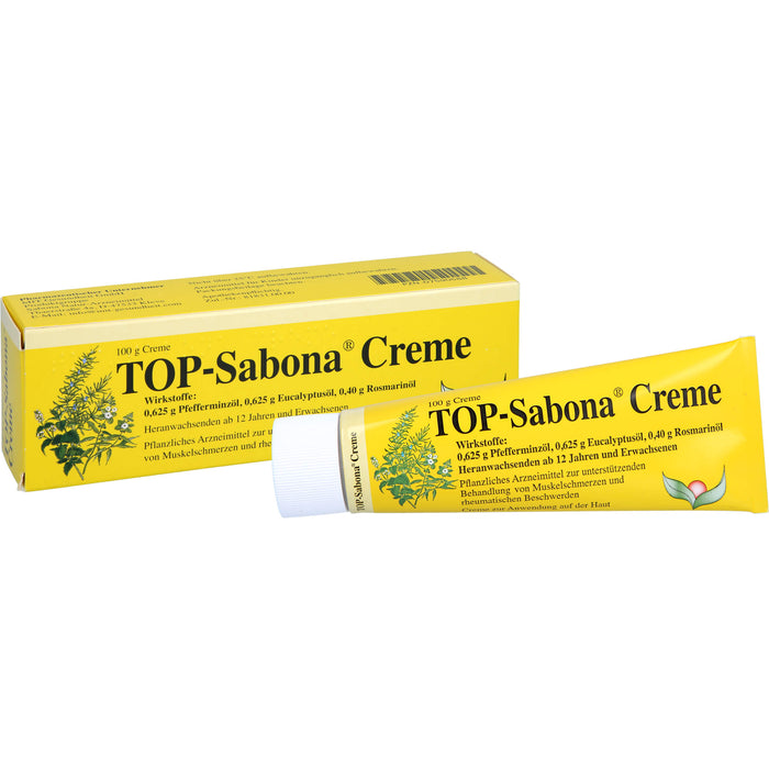 TOP Sabona Creme bei Muskelschmerzen und rheumatischen Beschwerden, 100 g Cream