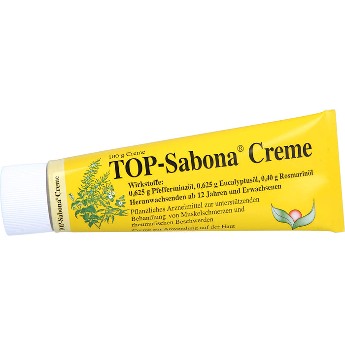 TOP Sabona Creme bei Muskelschmerzen und rheumatischen Beschwerden, 100 g Creme