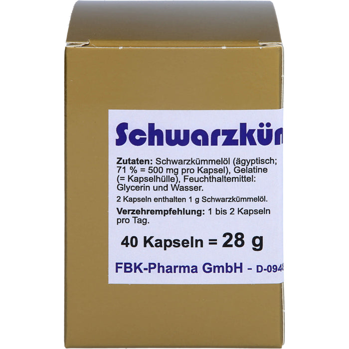 Schwarz Kuemmel Oel, 40 St KAP