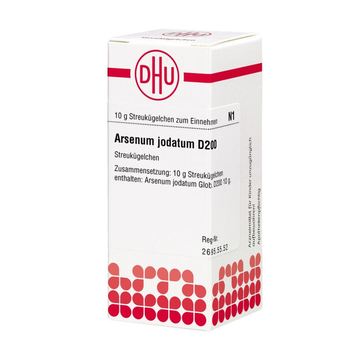 Arsenum jodatum D200 DHU Globuli, 10 g Globuli