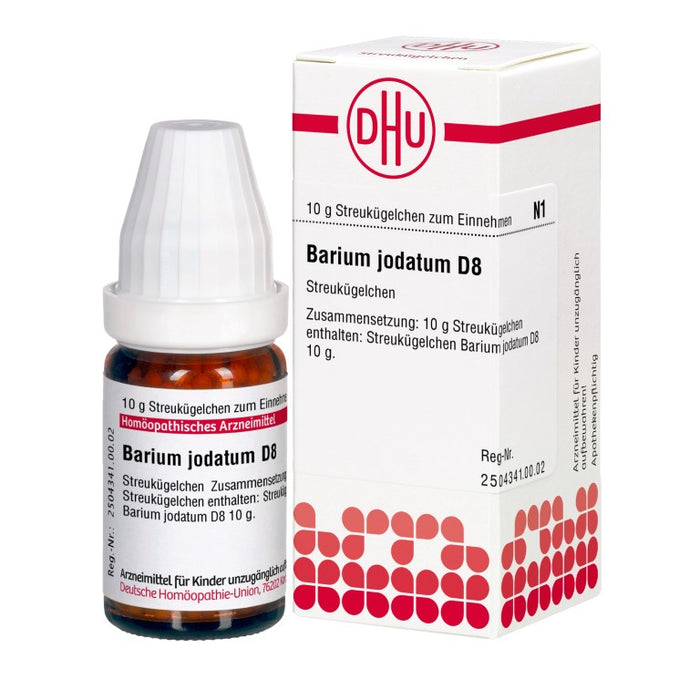 Barium jodatum D8 DHU Globuli, 10 g Globuli