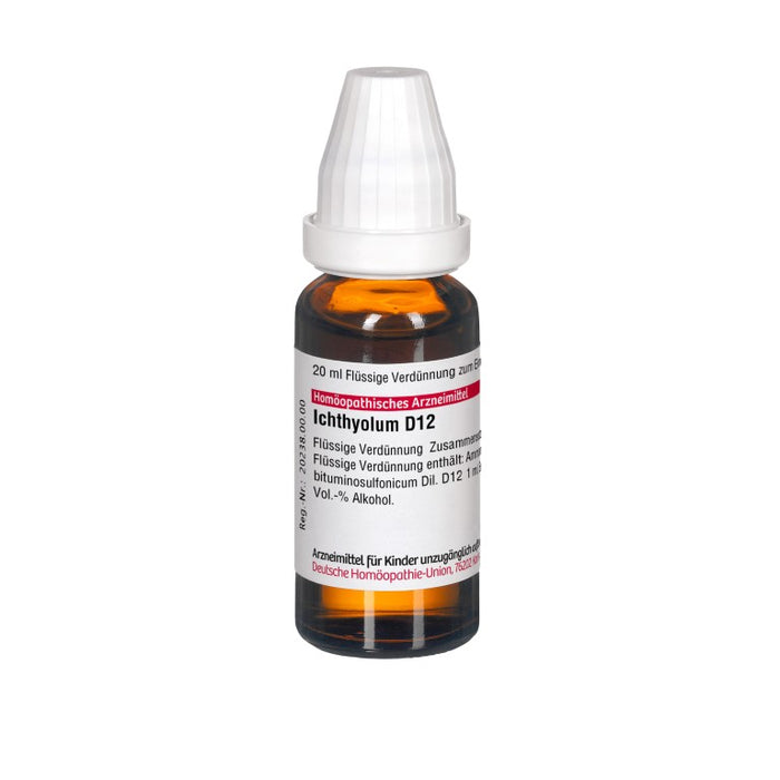 Ichthyolum D12 DHU Dilution, 20 ml Lösung