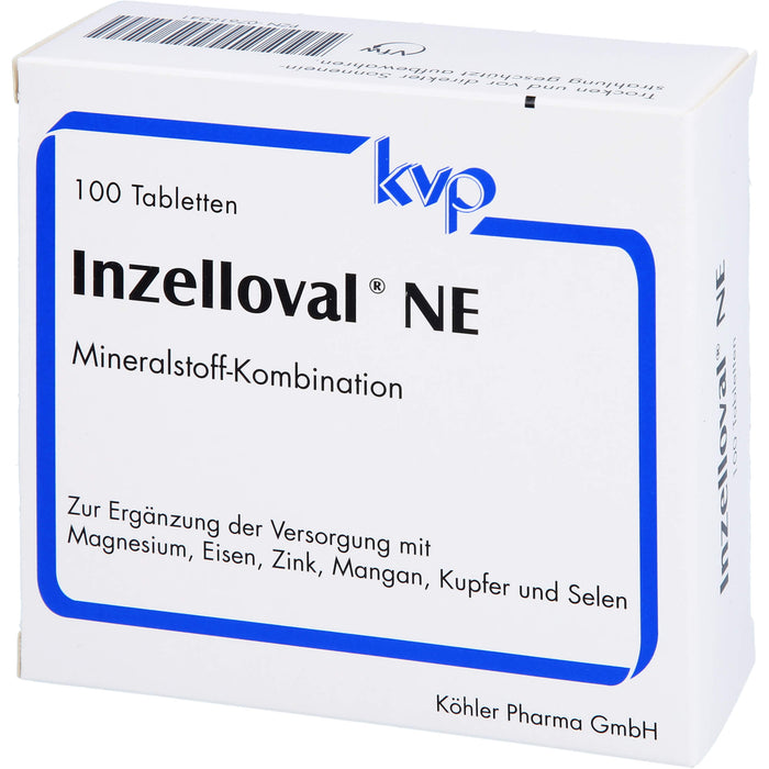 Inzelloval NE Mineralstoff-Kombination Tabletten, 100 pcs. Tablets