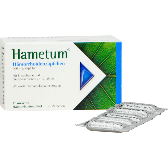 Hametum Hämorrhoidenzäpfchen, 25 pcs. Suppositories