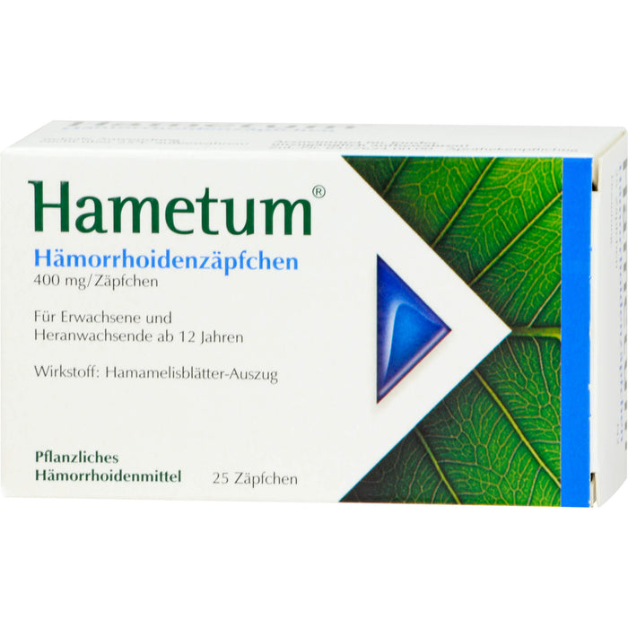 Hametum Hämorrhoidenzäpfchen, 25 pcs. Suppositories