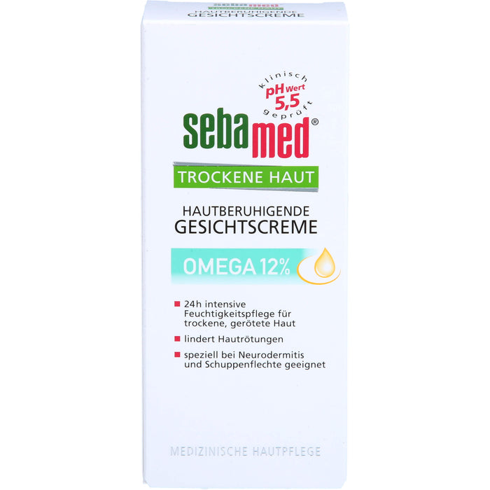 Sebamed für trockene Haut Omega 12% Gesichtscreme, 50 ml Cream