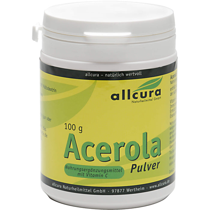 Allcura Acerola Pulver, 100 g Pulver