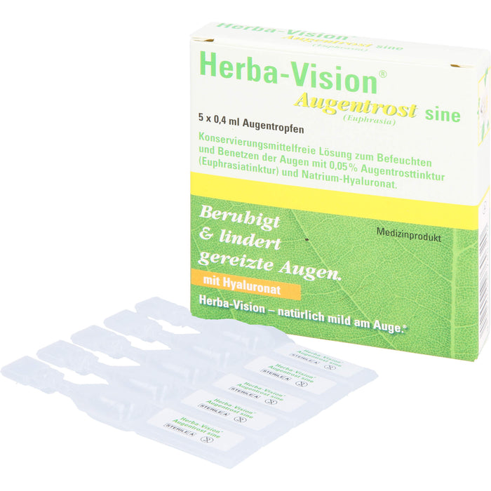 Herba-Vision Augentrost sine (Euphrasia), 5 pcs. Ampoules