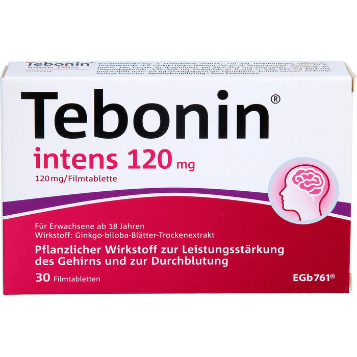 Tebonin intens 120 mg Filmtabletten, 30 pc Tablettes