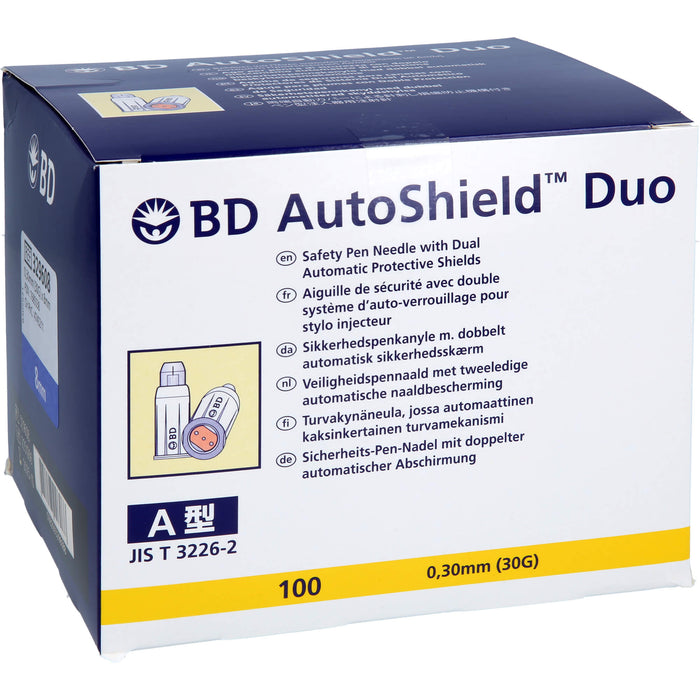 BD AutoShield Duo Sicherheits-Pen-Nadel 8mm, 100 St KAN