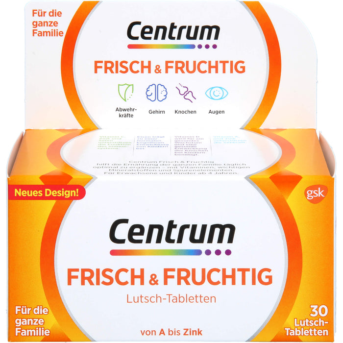 Centrum frisch & fruchtig Tabletten, 30 pc Tablettes