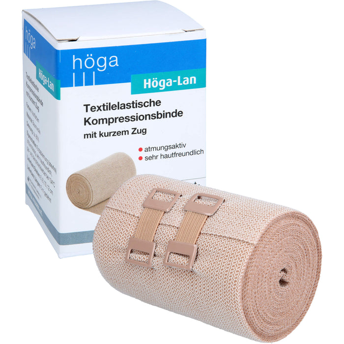 Höga-Lan textilelastische Kompressionsbinde mit kurzem Zug 8 cm x 5 m, 1 pcs. Bandage