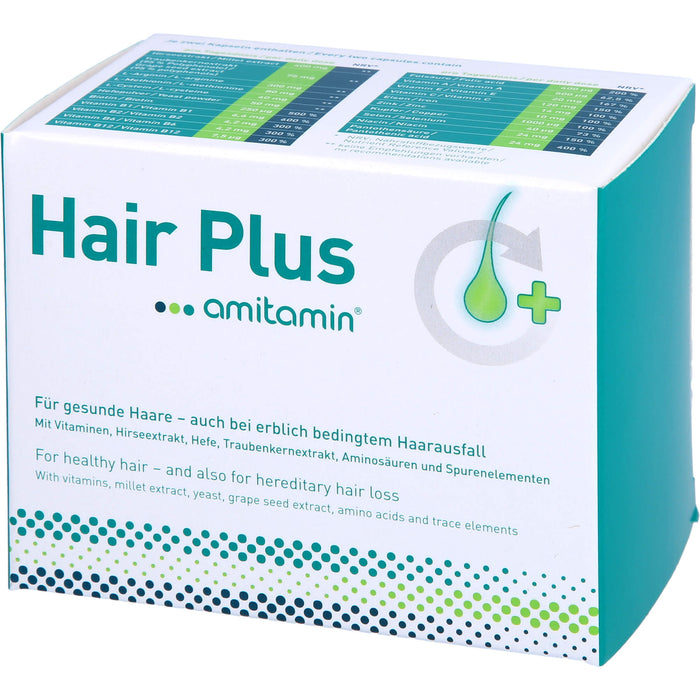 amitamin Hair Plus Kapseln für gesunde Haare, 60 pc Capsules