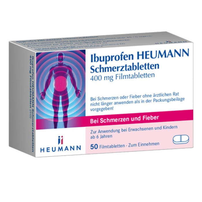 Ibuprofen Heumann Schmerztabletten, 50 pcs. Tablets