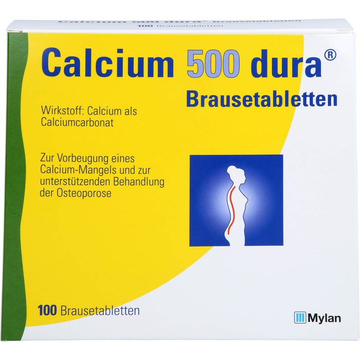 Calcium 500 dura Brausetabletten, 100 St. Tabletten