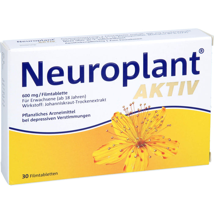 Neuroplant AKTIV Filmtabletten bei depressiven Verstimmungen, 30 pc Tablettes