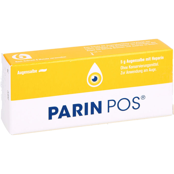 PARIN POS Augensalbe mit Heparin, 5 g Salbe