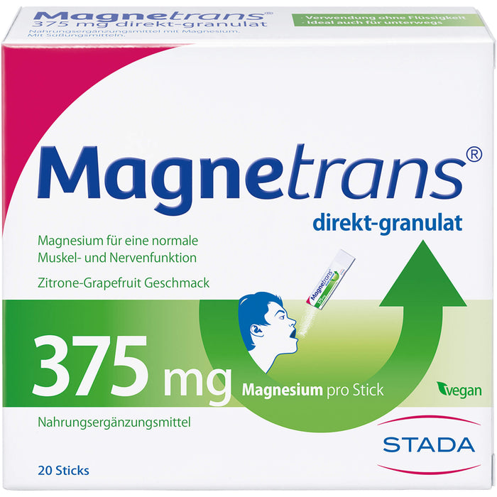 Magnetrans Direktgranulat 375 mg Sticks, 20 St. Beutel