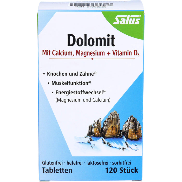 Salus Dolomit Tabletten, 120 pc Tablettes