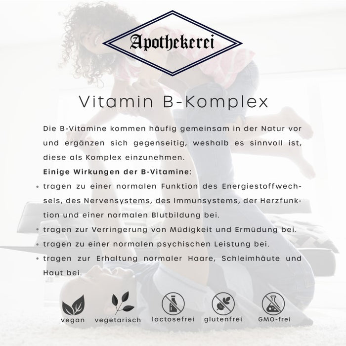 Apothekerei Vitamin B Komplex, 90 pcs. Capsules