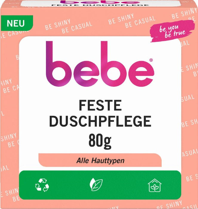 Bebe feste Dusche Pfirsich, 80 g Seife