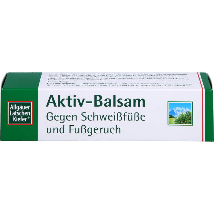 Allgäuer Latschenkiefer Aktiv-Balsam gegen Schweißfüße und Fußgeruch, 50 ml Crème