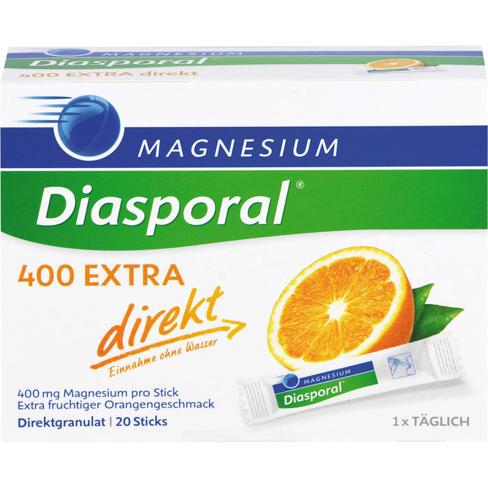 Magnesium-Diasporal 400 extra direkt Direktgranulat Sticks, 20 pc Sachets