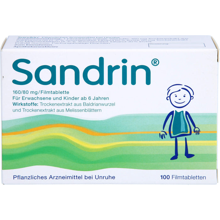 Sandrin Filmtabletten bei Unruhe, 100 pcs. Tablets