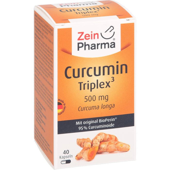 ZeinPharma Curcumin Triplex3 500 mg Kapseln, 40 St. Kapseln