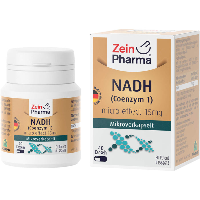 ZeinPharma NADH Coenzym 1 Kapseln 15 mg, 30 pcs. Capsules