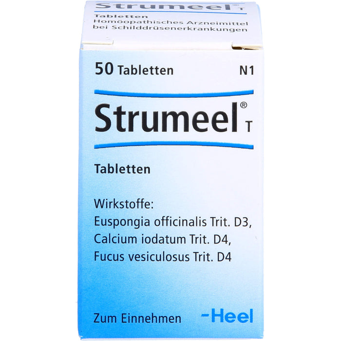 Strumeel T Tabletten bei Schilddrüsenerkrankungen, 50 pc Tablettes