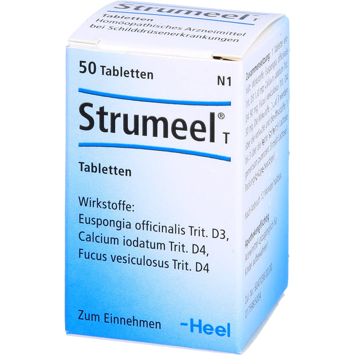 Strumeel T Tabletten bei Schilddrüsenerkrankungen, 50 pc Tablettes