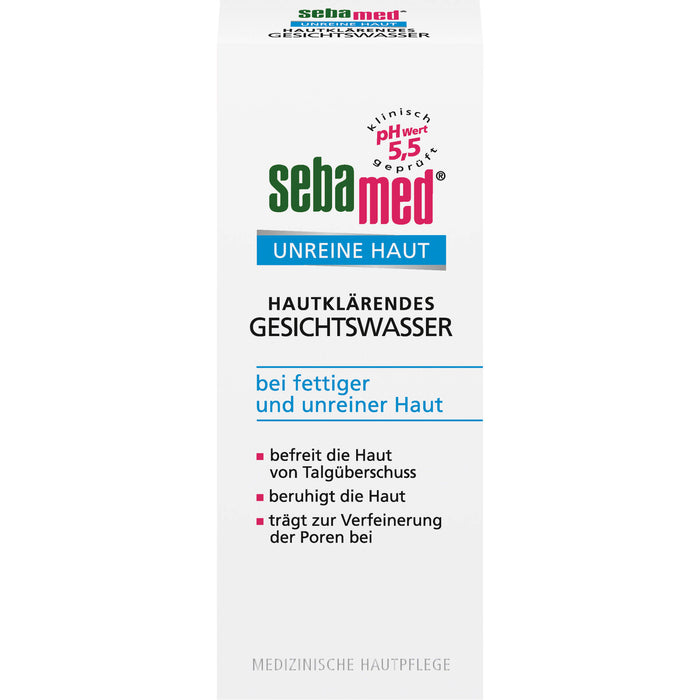 SEBAMED Unreine Haut hautklärendes Gesichtswasser, 200 ml Lösung