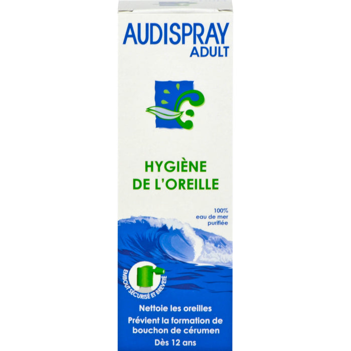 DIEPHARMEX Audispray Ohrenhygiene Adult zur Reinigung der Ohren, 50 ml Solution