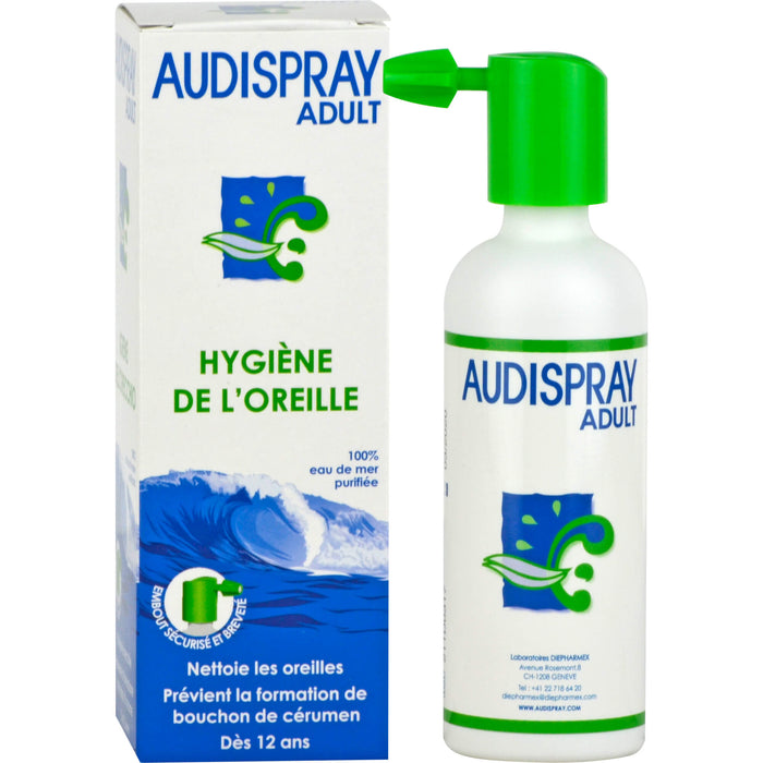 DIEPHARMEX Audispray Ohrenhygiene Adult zur Reinigung der Ohren, 50 ml Lösung