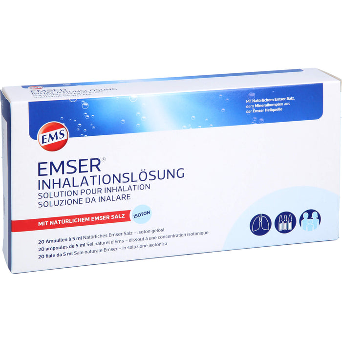 EMSER Inhalationslösung, 20 pcs. Ampoules