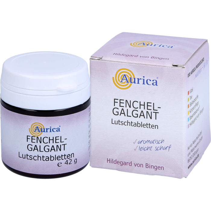 Aurica Fenchel-Galgant Lutschtabletten, 170 pcs. Tablets