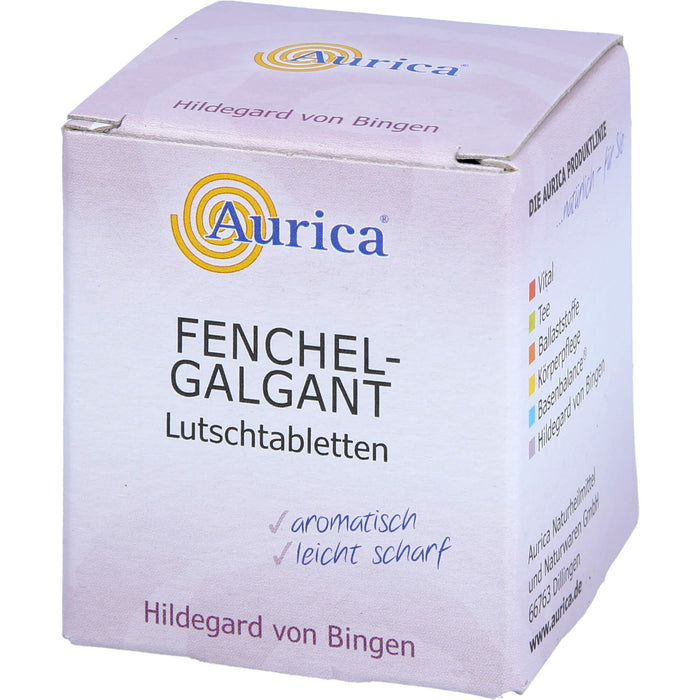 Aurica Fenchel-Galgant Lutschtabletten, 170 St. Tabletten