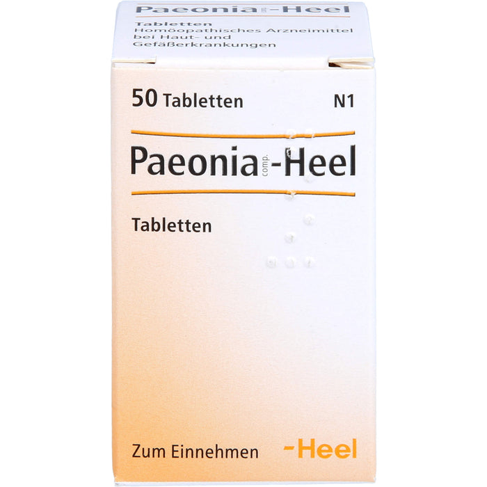 Paeonia Comp. Heel Tabletten, 50 pc Tablettes