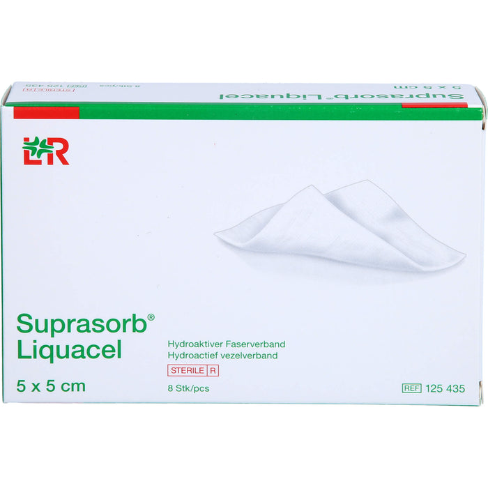 Suprasorb Liquacel Hydroaktiver Faserverband, 8 St VER