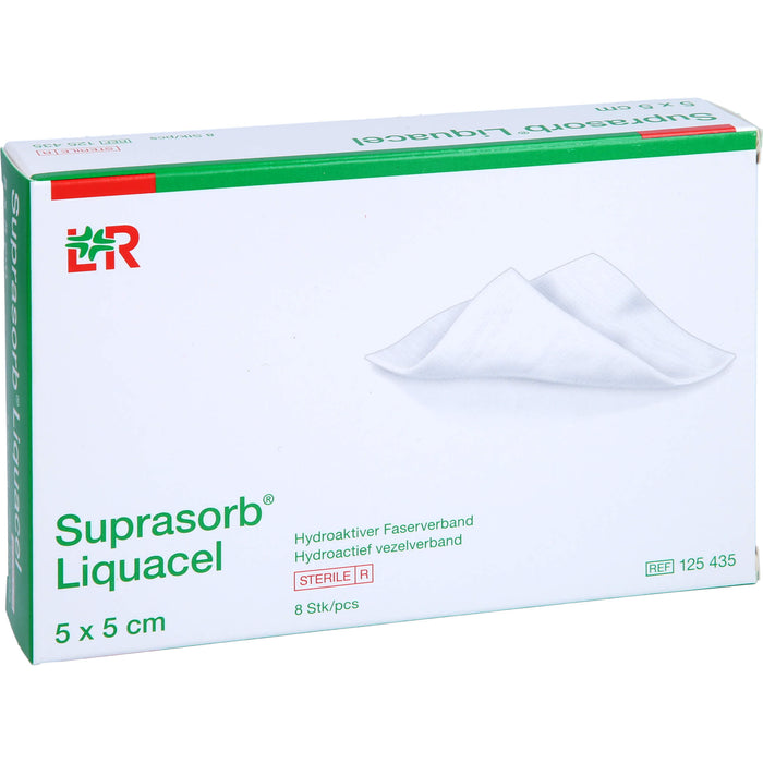 Suprasorb Liquacel Hydroaktiver Faserverband, 8 St VER