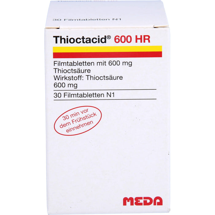 Thioctacid 600 HR Filmtabletten bei diabetischer Polyneuropathie, 30 St. Tabletten