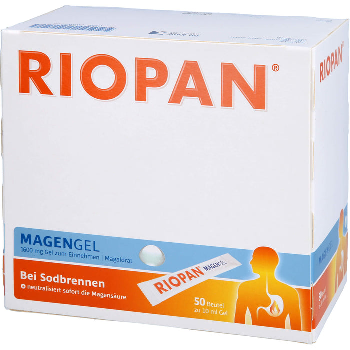 RIOPAN bei Sodbrennen Magengel, 50 pc Sachets