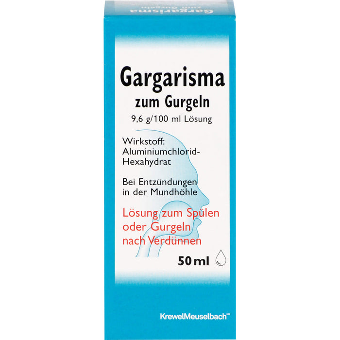 Gargarisma zum Gurgeln Lösung bei Entzündungen in der Mundhöhle, 50 ml Solution