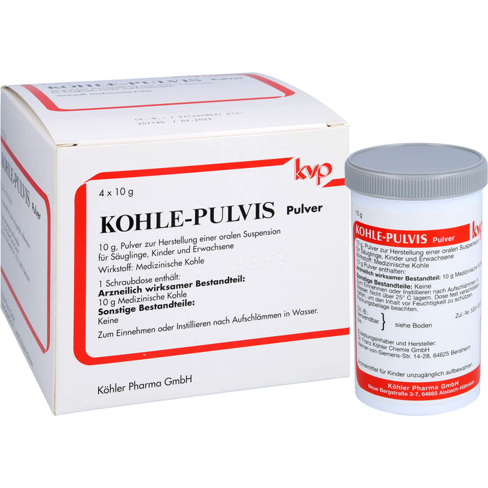 KOHLE-PULVIS Pulver, 40 g Powder