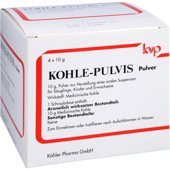 KOHLE-PULVIS Pulver, 40 g Powder